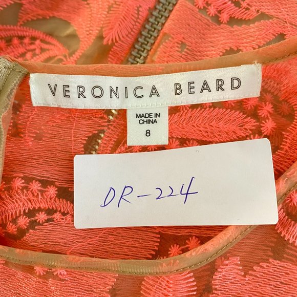 Veronica Beard Shift Dress Lace Floral Embroidered - Picture 2 of 8